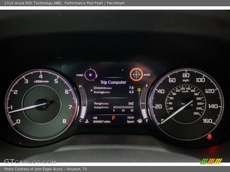 Performance Red Pearl / Parchment 2019 Acura RDX Technology AWD