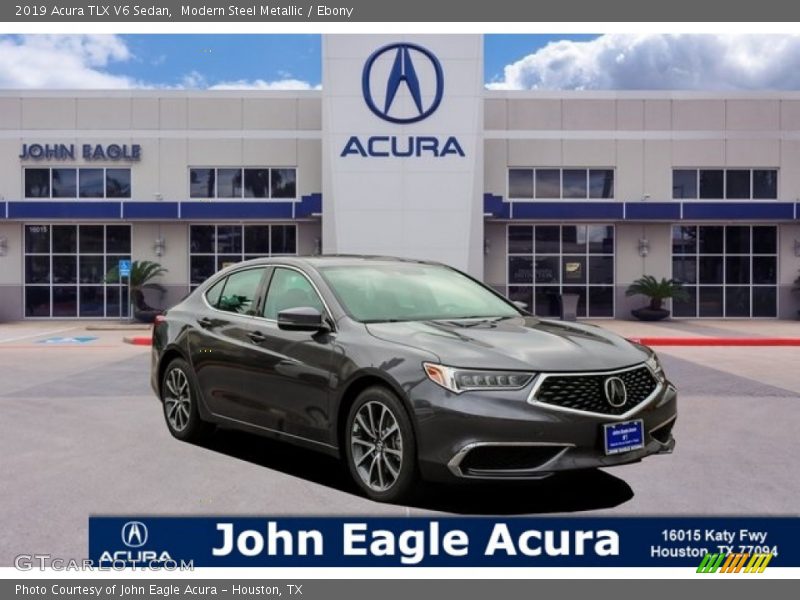 Modern Steel Metallic / Ebony 2019 Acura TLX V6 Sedan