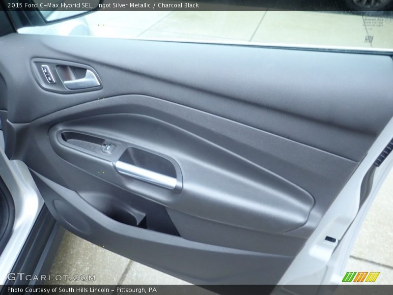 Ingot Silver Metallic / Charcoal Black 2015 Ford C-Max Hybrid SEL