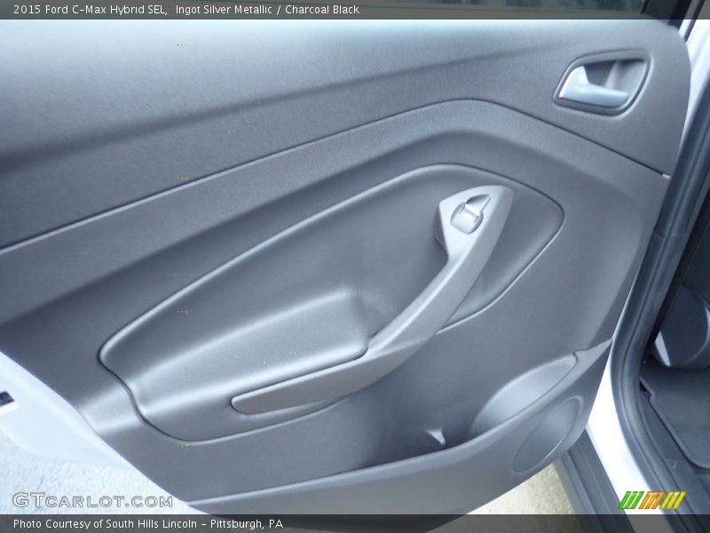 Ingot Silver Metallic / Charcoal Black 2015 Ford C-Max Hybrid SEL