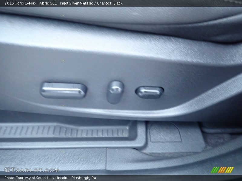 Ingot Silver Metallic / Charcoal Black 2015 Ford C-Max Hybrid SEL