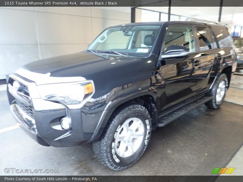 Attitude Black / Black 2015 Toyota 4Runner SR5 Premium 4x4