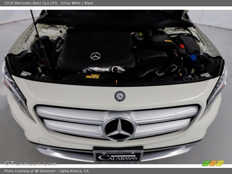 Cirrus White / Black 2016 Mercedes-Benz GLA 250