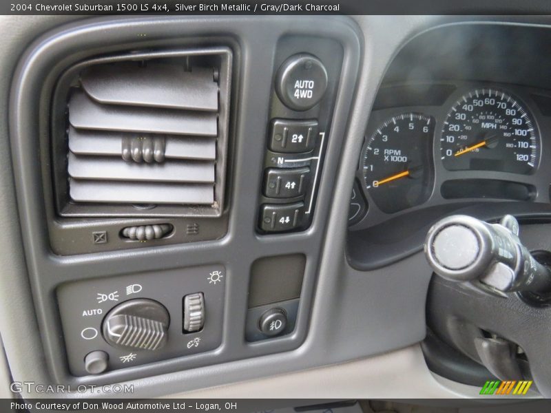 Silver Birch Metallic / Gray/Dark Charcoal 2004 Chevrolet Suburban 1500 LS 4x4