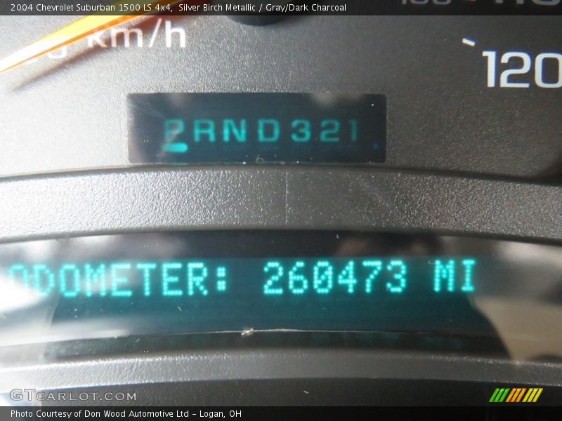 Silver Birch Metallic / Gray/Dark Charcoal 2004 Chevrolet Suburban 1500 LS 4x4