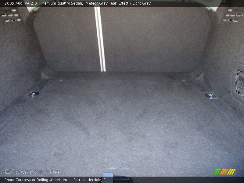 Meteor Grey Pearl Effect / Light Grey 2009 Audi A4 2.0T Premium quattro Sedan