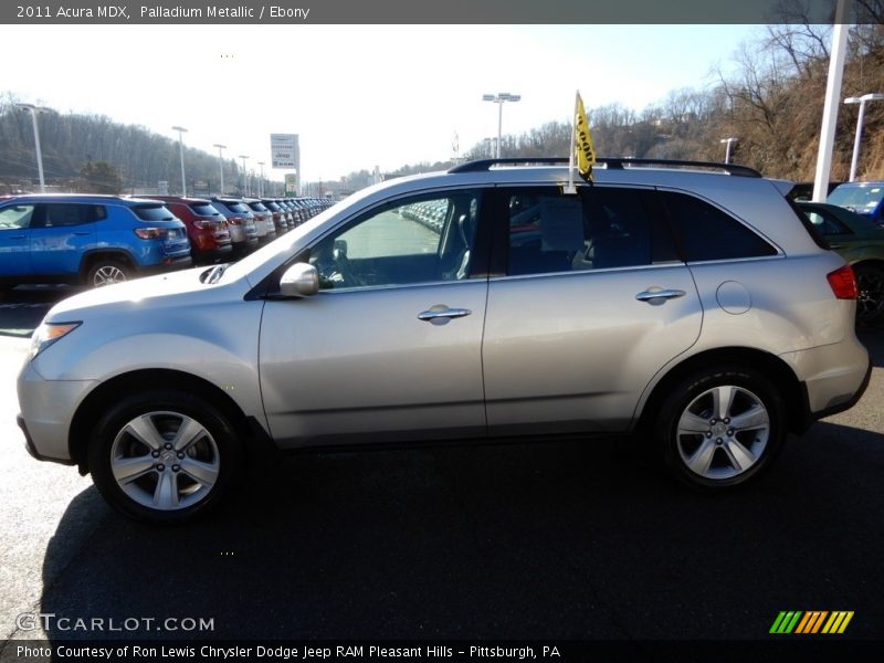 Palladium Metallic / Ebony 2011 Acura MDX