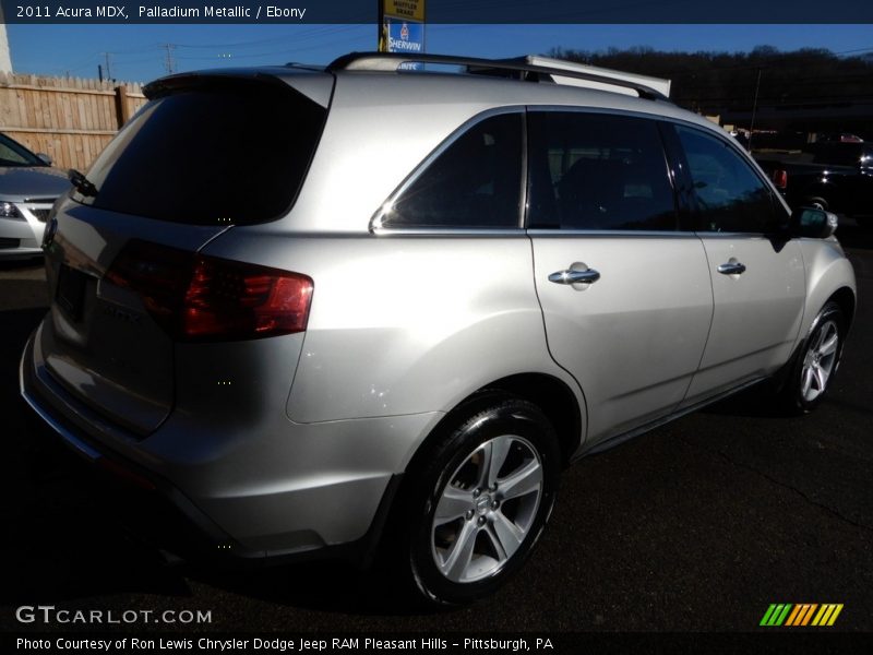 Palladium Metallic / Ebony 2011 Acura MDX