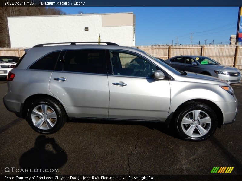 Palladium Metallic / Ebony 2011 Acura MDX