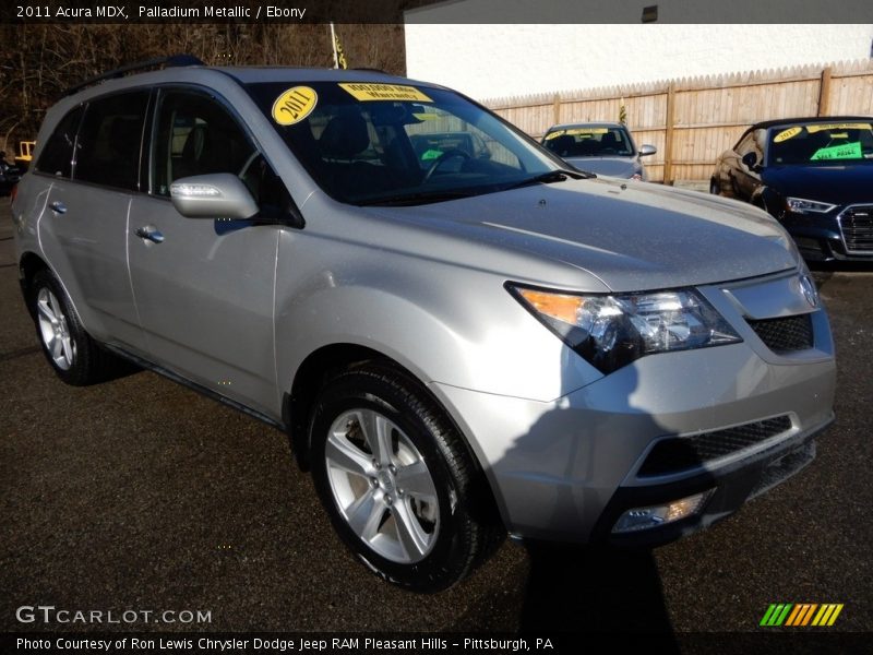 Palladium Metallic / Ebony 2011 Acura MDX