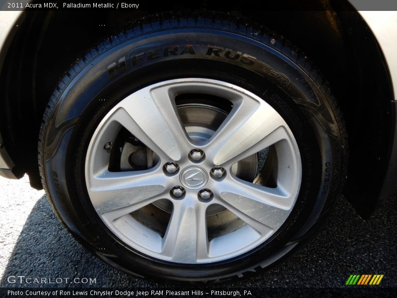 Palladium Metallic / Ebony 2011 Acura MDX