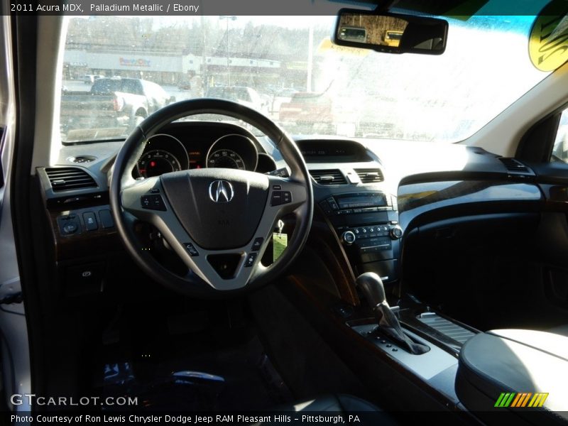 Palladium Metallic / Ebony 2011 Acura MDX