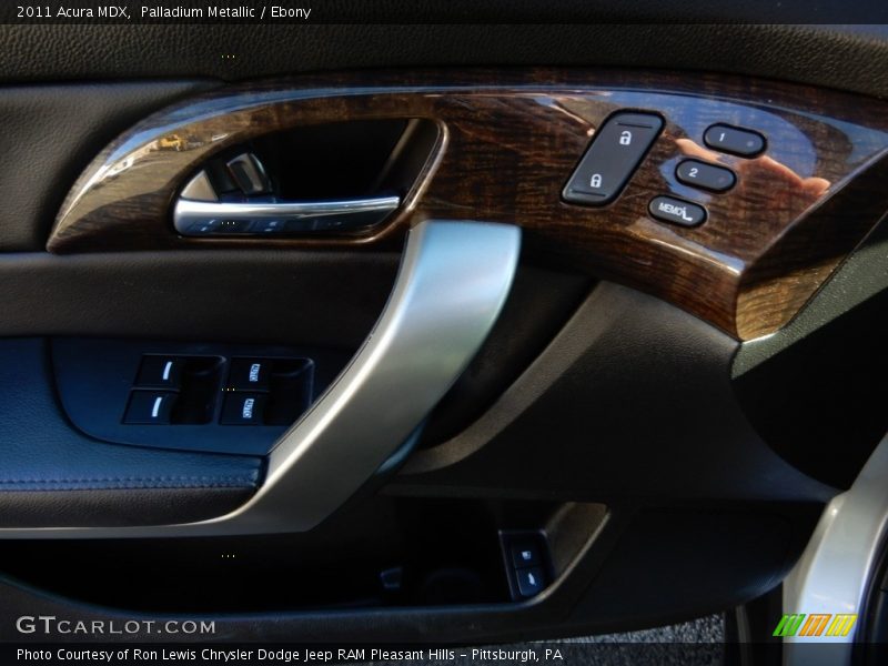 Palladium Metallic / Ebony 2011 Acura MDX