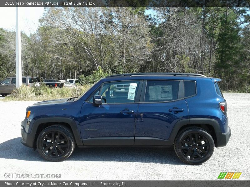 Jetset Blue / Black 2018 Jeep Renegade Altitude