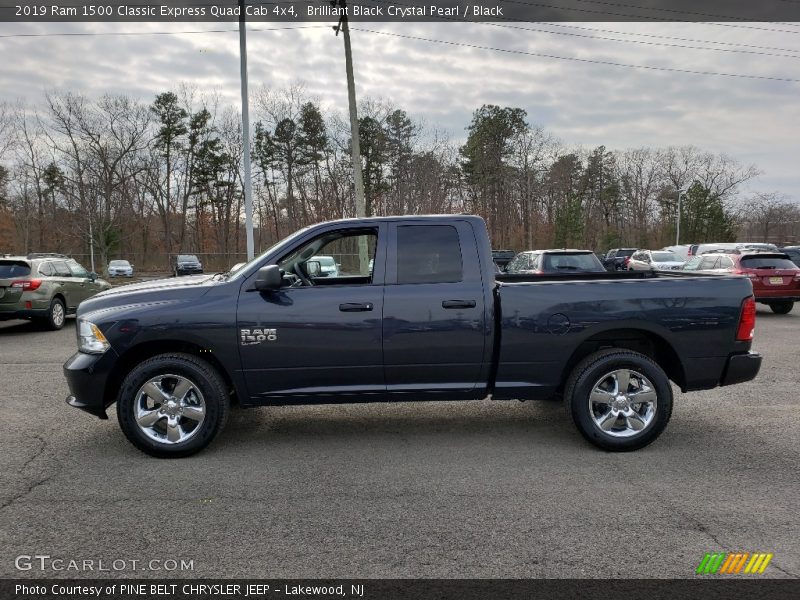 Brilliant Black Crystal Pearl / Black 2019 Ram 1500 Classic Express Quad Cab 4x4