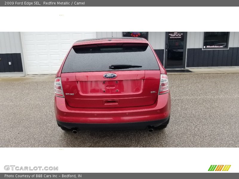 Redfire Metallic / Camel 2009 Ford Edge SEL