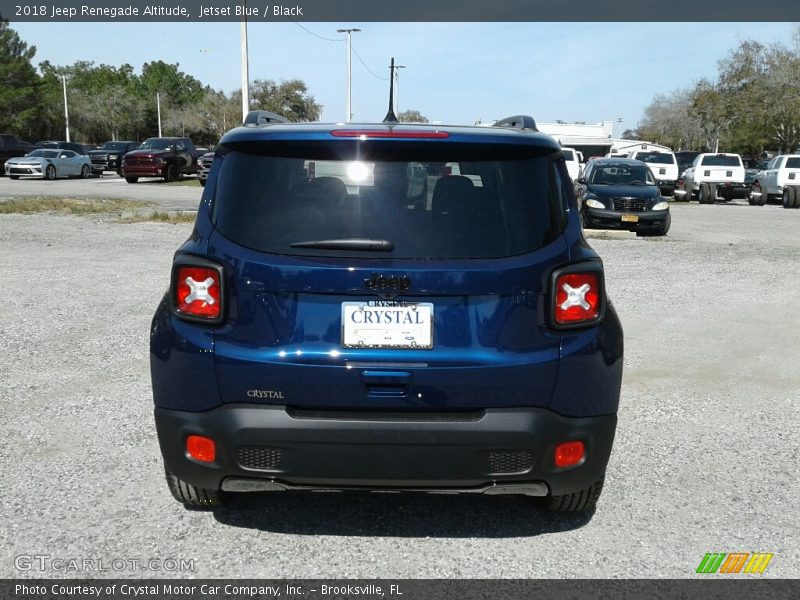 Jetset Blue / Black 2018 Jeep Renegade Altitude