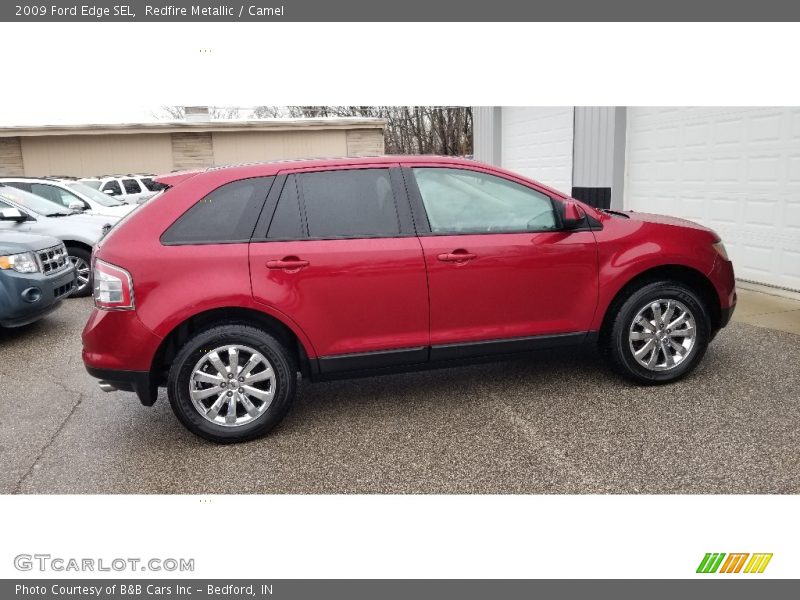 Redfire Metallic / Camel 2009 Ford Edge SEL