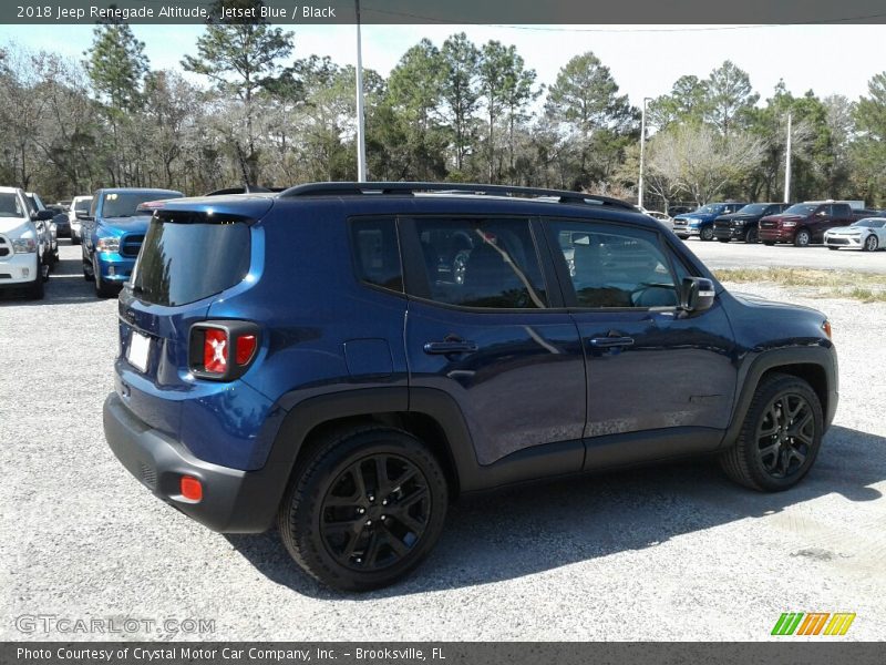 Jetset Blue / Black 2018 Jeep Renegade Altitude