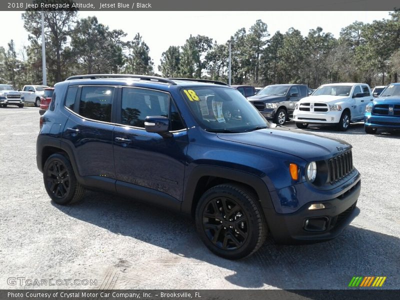 Jetset Blue / Black 2018 Jeep Renegade Altitude