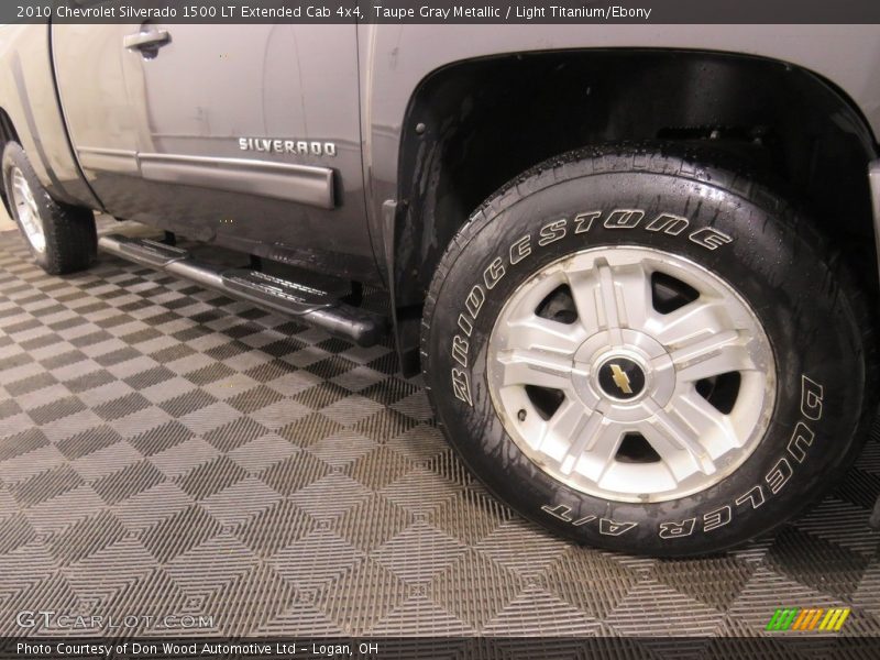 Taupe Gray Metallic / Light Titanium/Ebony 2010 Chevrolet Silverado 1500 LT Extended Cab 4x4