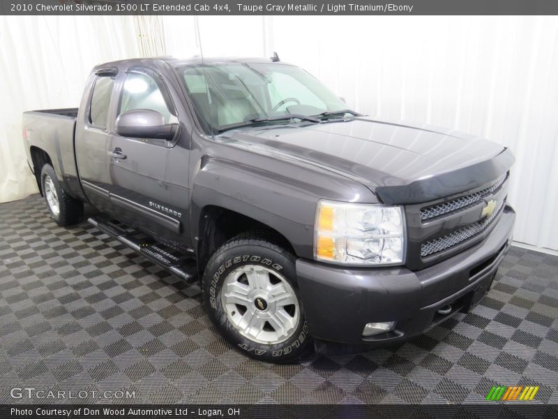 Taupe Gray Metallic / Light Titanium/Ebony 2010 Chevrolet Silverado 1500 LT Extended Cab 4x4