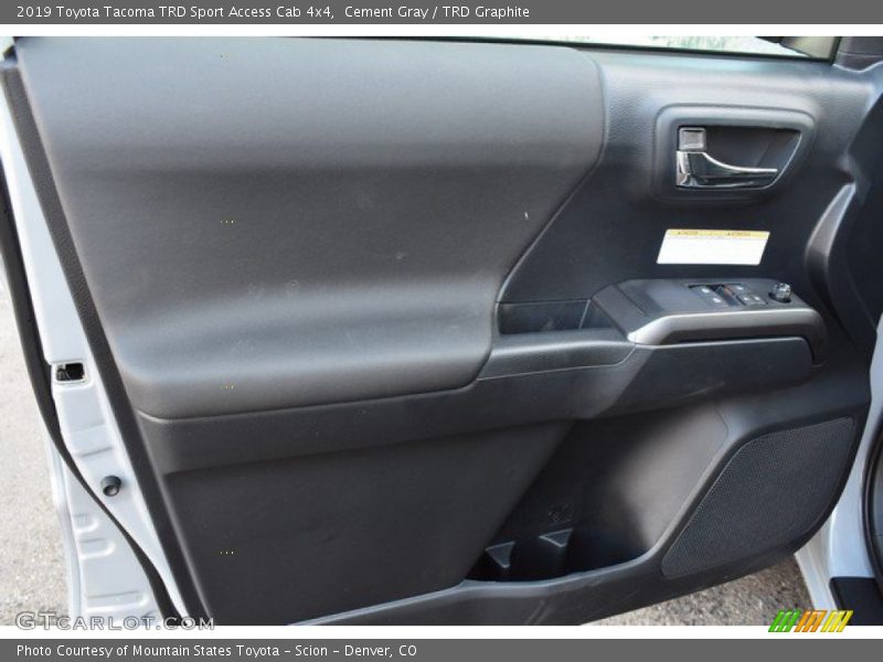 Cement Gray / TRD Graphite 2019 Toyota Tacoma TRD Sport Access Cab 4x4