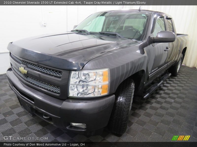 Taupe Gray Metallic / Light Titanium/Ebony 2010 Chevrolet Silverado 1500 LT Extended Cab 4x4
