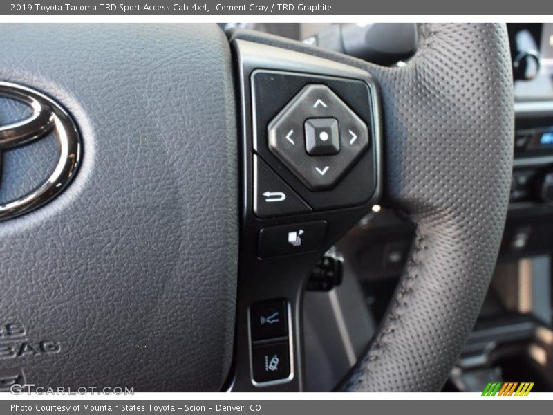 Cement Gray / TRD Graphite 2019 Toyota Tacoma TRD Sport Access Cab 4x4