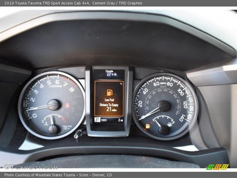 Cement Gray / TRD Graphite 2019 Toyota Tacoma TRD Sport Access Cab 4x4