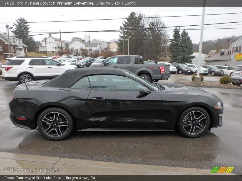  2018 Mustang EcoBoost Premium Convertible Shadow Black