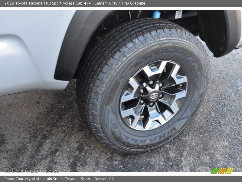 Cement Gray / TRD Graphite 2019 Toyota Tacoma TRD Sport Access Cab 4x4