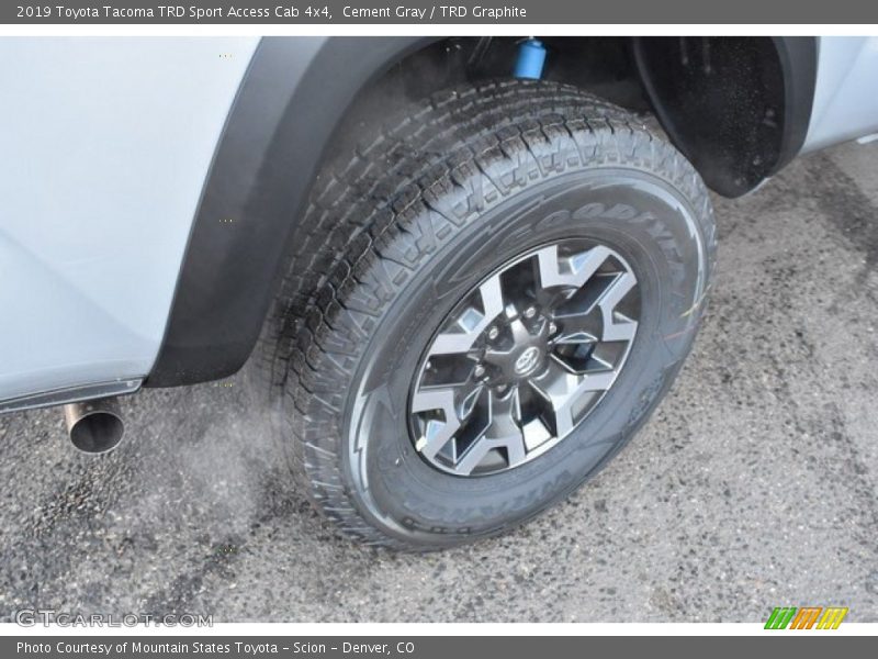 Cement Gray / TRD Graphite 2019 Toyota Tacoma TRD Sport Access Cab 4x4