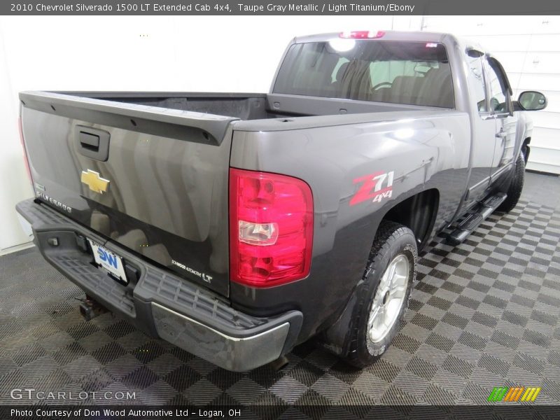 Taupe Gray Metallic / Light Titanium/Ebony 2010 Chevrolet Silverado 1500 LT Extended Cab 4x4