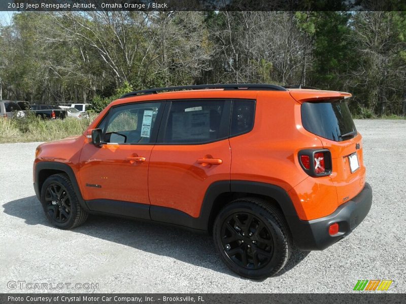 Omaha Orange / Black 2018 Jeep Renegade Altitude