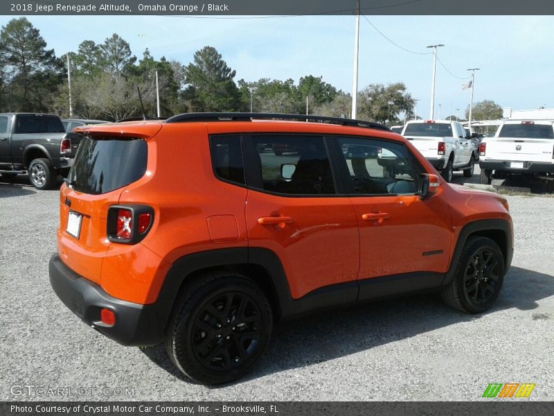 Omaha Orange / Black 2018 Jeep Renegade Altitude