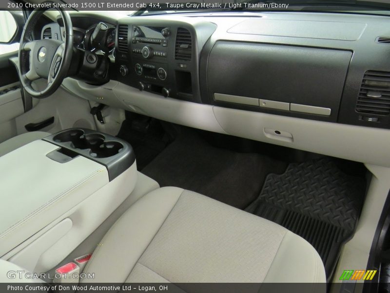 Taupe Gray Metallic / Light Titanium/Ebony 2010 Chevrolet Silverado 1500 LT Extended Cab 4x4