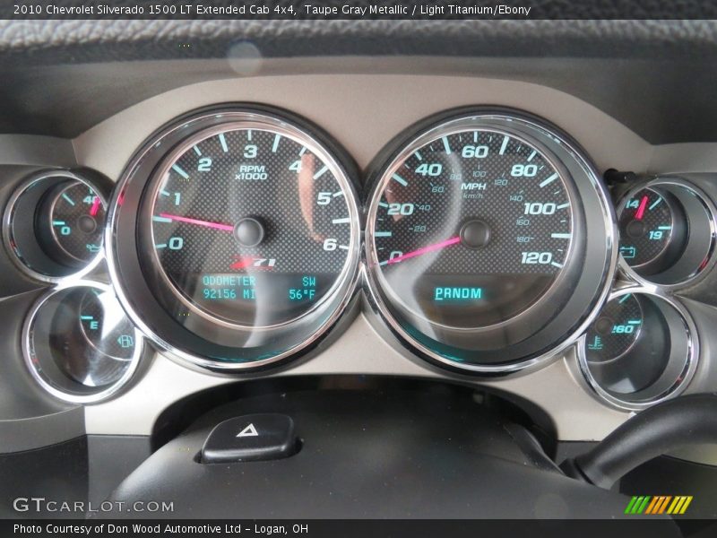 Taupe Gray Metallic / Light Titanium/Ebony 2010 Chevrolet Silverado 1500 LT Extended Cab 4x4