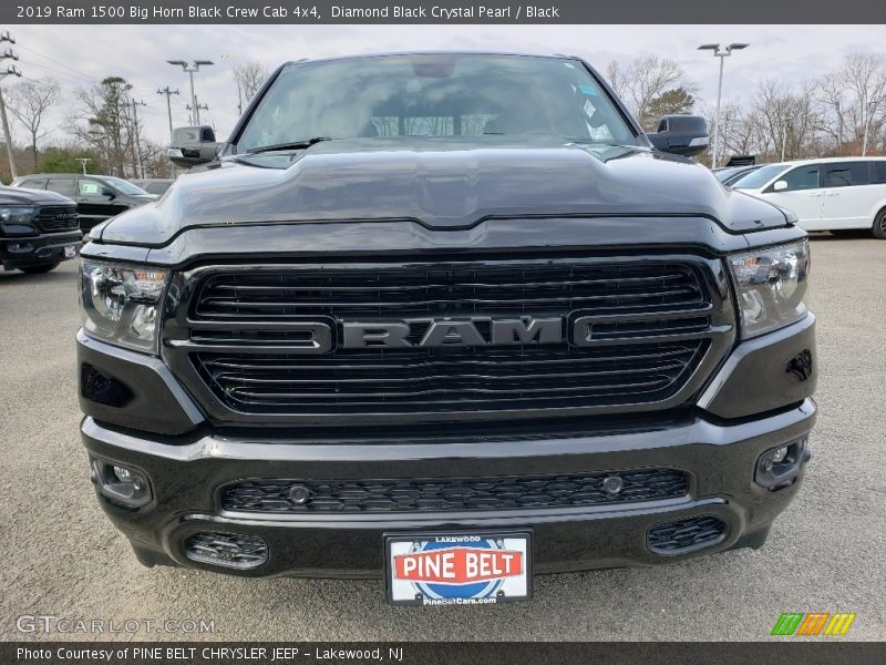 Diamond Black Crystal Pearl / Black 2019 Ram 1500 Big Horn Black Crew Cab 4x4