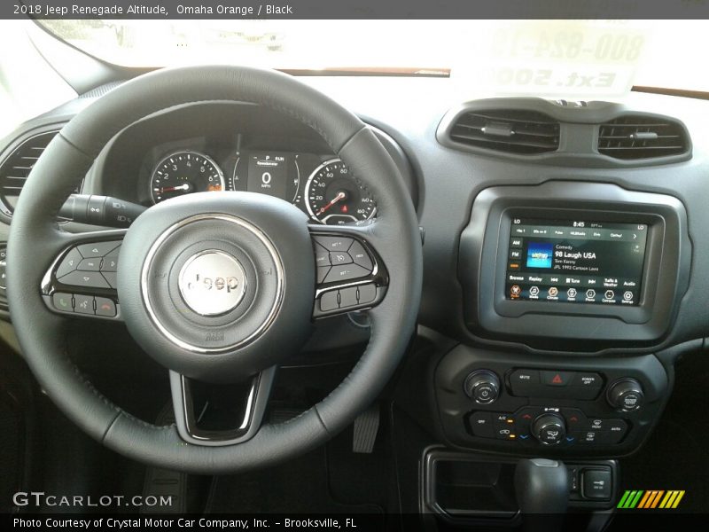 Omaha Orange / Black 2018 Jeep Renegade Altitude