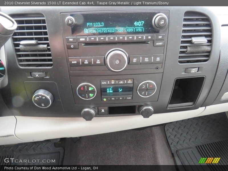 Taupe Gray Metallic / Light Titanium/Ebony 2010 Chevrolet Silverado 1500 LT Extended Cab 4x4