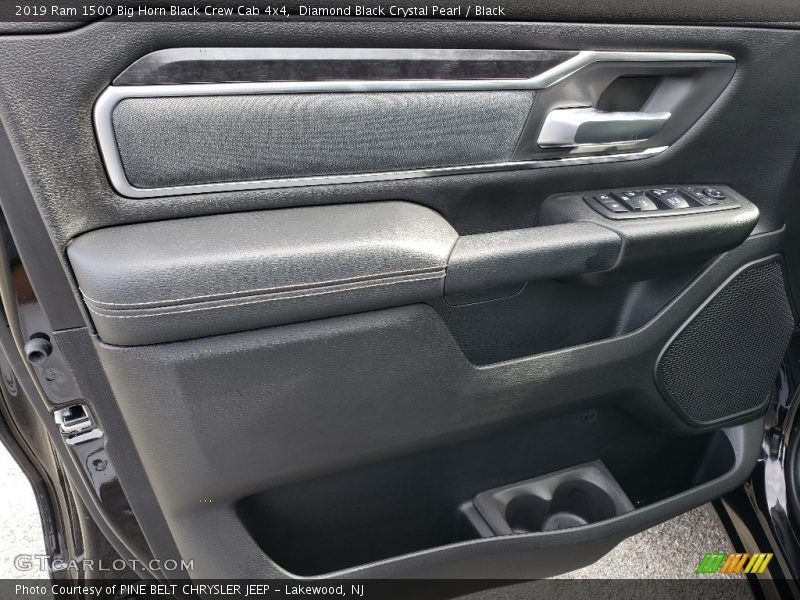 Diamond Black Crystal Pearl / Black 2019 Ram 1500 Big Horn Black Crew Cab 4x4