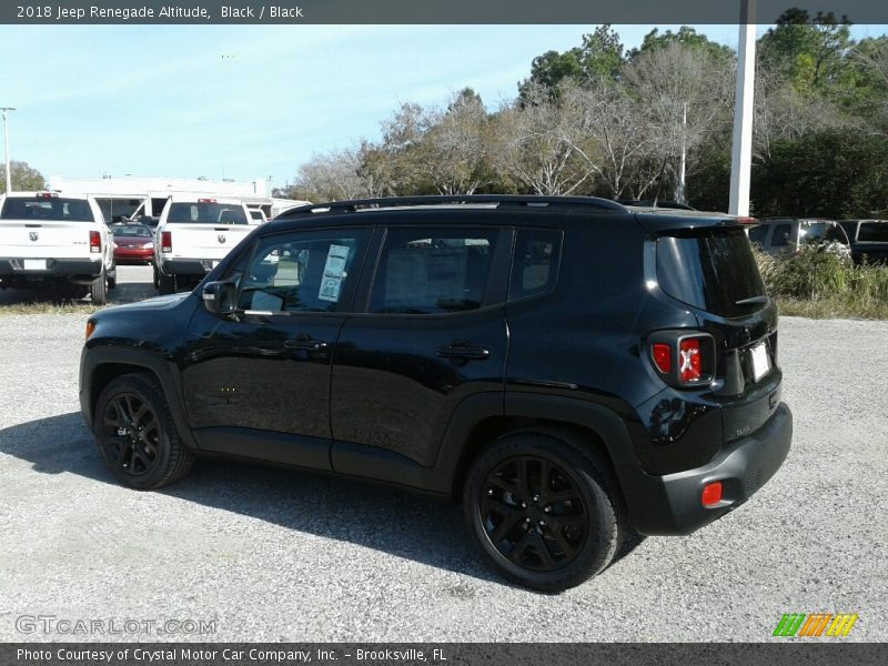 Black / Black 2018 Jeep Renegade Altitude