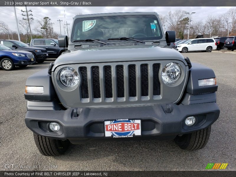 Sting-Gray / Black 2019 Jeep Wrangler Sport 4x4