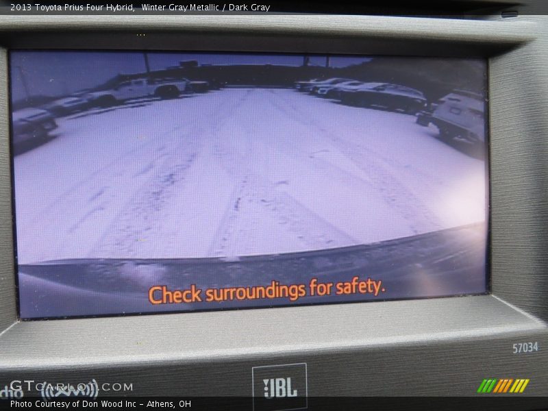 Winter Gray Metallic / Dark Gray 2013 Toyota Prius Four Hybrid