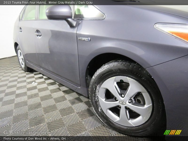 Winter Gray Metallic / Dark Gray 2013 Toyota Prius Four Hybrid