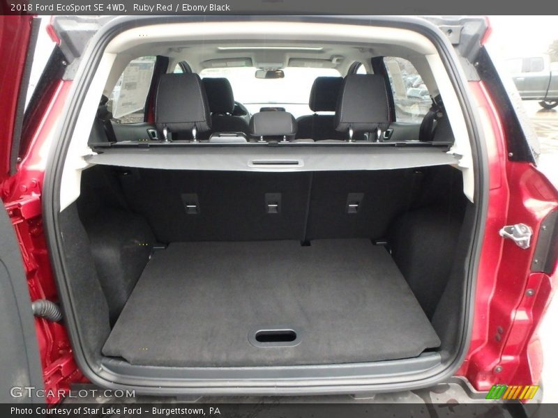 Ruby Red / Ebony Black 2018 Ford EcoSport SE 4WD