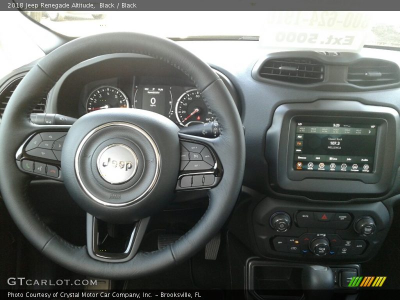 Black / Black 2018 Jeep Renegade Altitude