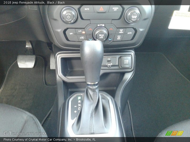 Black / Black 2018 Jeep Renegade Altitude