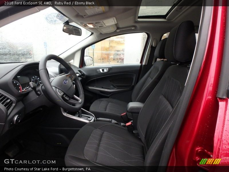 Ruby Red / Ebony Black 2018 Ford EcoSport SE 4WD